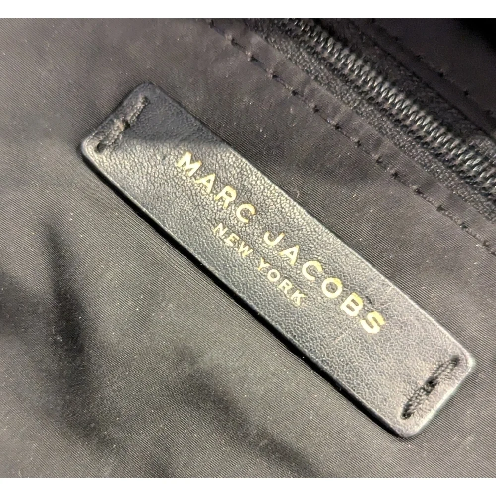 Marc Jacobs Black Quilted Nylon Backpack